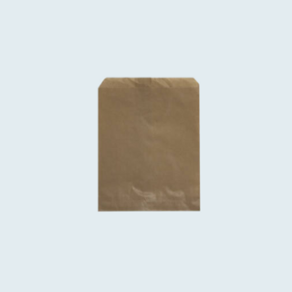 Brown flat paper bags