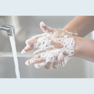 Liquid and foaming soap, hand cleaner and hand wash used for washing hands