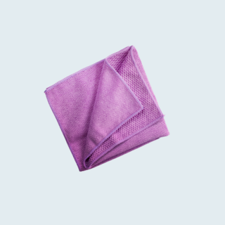 Purple microfibre cloths