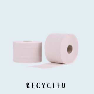 Toilet Paper made from 100% Recycled Post Consumer Waste