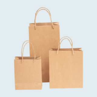 Twisted Handle Brown Paper Bags