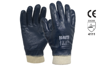 Nitrile Full Dip Glove, Size 11 - Esko Rig-Master