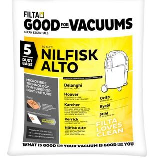 Filta Wet & Dry 20lt Microfibre Vacuum Cleaner Bags