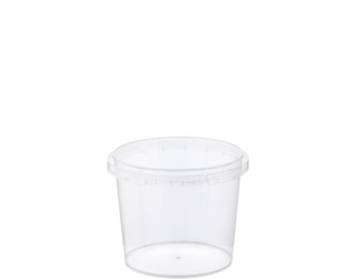 Locksafe' Small Round Tamper Evident Containers, 265 ml - Castaway