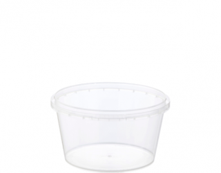 Locksafe' Round Tamper Evident Containers, 480 ml - Castaway