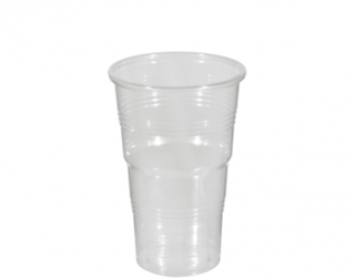 340ml Costwise' PP Cold Cup, Clear