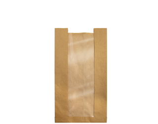 COB Loaf Window Paper Bags 390x200x100 - Castaway