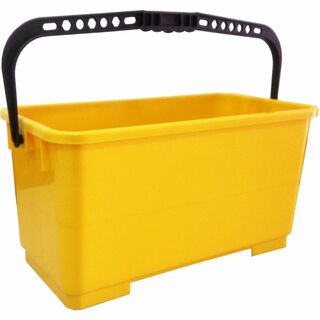 Filta Flat Mop Bucket with Wheels & Trays (yellow) 22L Carton 6 - Filta