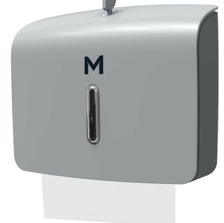 Slimfold Towel Dispenser - Silver, 300 Sheet Capacity  - Matthews