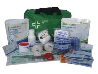 Premium Commercial Burns First Aid Work Place First Aid Kit large Soft Pack  - DTS Medical