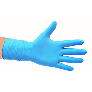 Nitrile Blue Powderfree Gloves 300mm XX-LARGE - Selfgard