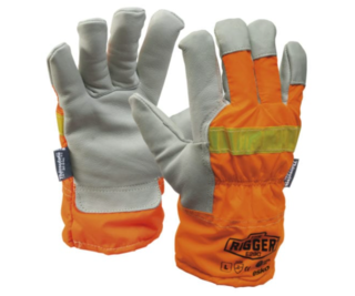 Esko The Rigger Premium Cowhide Reflective Glove, Size 11 - Esko