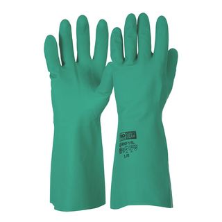 Green Nitrile Gloves, Medium - Paramount