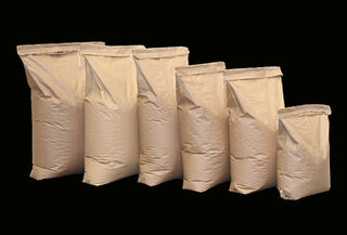 Multi-Wall Moisture Barrier Pinched Bottom + Gusset Paper Bags 3ply 910x395x125