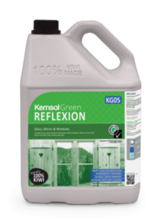 Window and Glass Cleaner Reflexion 5Litres - Kemsol Green