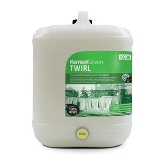Laundry Liquid Detergent Twirl 20Litres - Kemsol Green