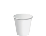 6oz White Single Wall Paper Hot Cup Pack 50 - Castaway