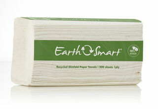 Slimfold Paper Towels Recycled Pack 200 - EarthSmart