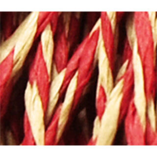 Two Tone Paper Twine 2mm x 100mtrs Red/Nat - Bee Dee