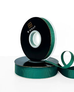 Grosgrain 22mm X 30mtrs Hunter Green - Bee Dee