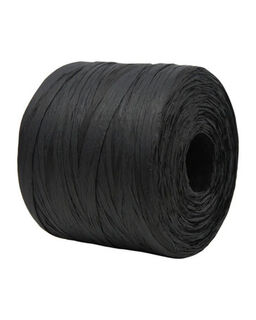 Paper Raffia Bulk4mm X 500mtrs Black - Bee Dee