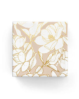 Magnolia Sketch Wrap Beige Gold - Bee Dee