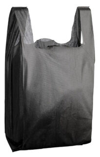 Woven Carry Bag X-Large - Black, 500mm x 180mm x 415mm, 30gsm  - Matthews