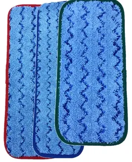 HyGenie Microfibre Flat Mop Pad - 30cm - BLUE