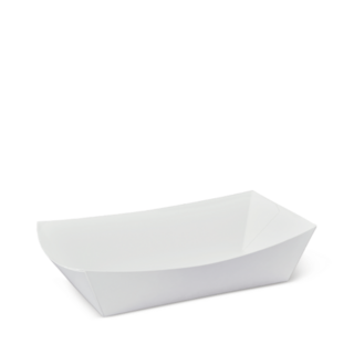 #4 Large Food Tray White 170 x 96 x 55   - Detpak