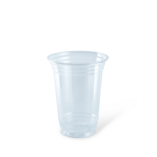 10oz Clear Recyclable Cup (295ml) Clear 82mm   - Detpak