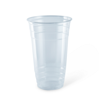 24oz Clear Recyclable Cup (710ml) Clear 98.3mm   - Detpak