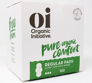 Sanitary Regular Pads Pack Of 10 - Oi Certified Organic