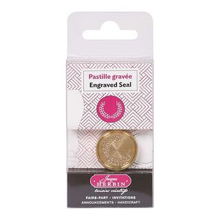 Herbin Round Wax Seal Olive Wreath