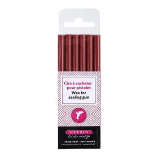 Herbin Wax Gun Sticks Cherry, Pack of 6