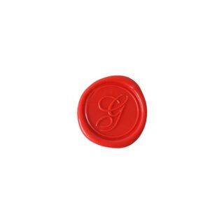 Herbin Wooden Handle Round Seal Copperplate G
