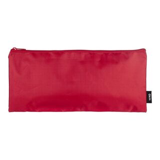 Okin Pencil Case Long Flat Red 34x15cm