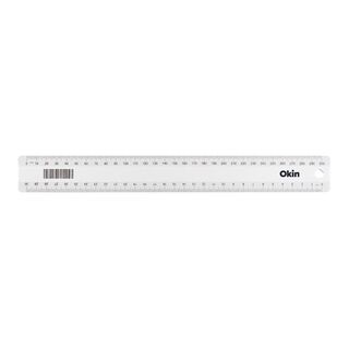 Okin Ruler Clear 30cm