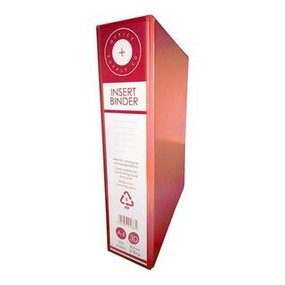 OSC Insert Binder A4 3D 50mm Red