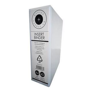 OSC Insert Binder A4 4D 65mm White
