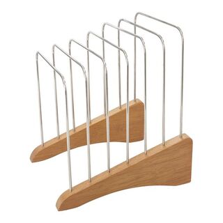 OSC File Rack Que-File Swivel 6 Slots Silver
