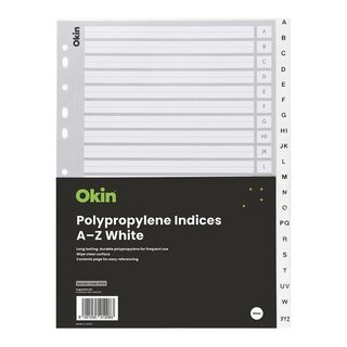 Icon PP Indices A-Z White