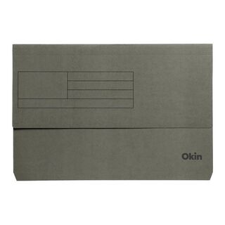 Okin Card Document Wallet FS Grey