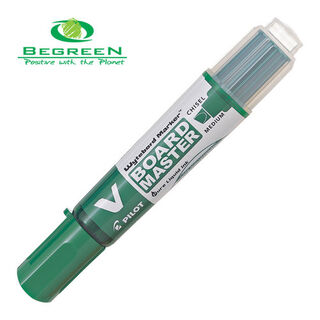 Pilot BeGreen V Board Whiteboard Marker Chisel Green (WBMAVBM-MC-G-BG)