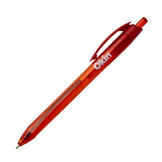 Icon Ballpoint Retractable Pen Triangular Red