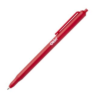 Icon One Piece Ballpoint Pen Red