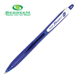 Pilot BeGreen Rexgrip Ballpoint Medium Blue (BRG-10M-LL-BG)