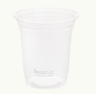 420ml Clear Cold Cup PLA White - Ecoware - test2