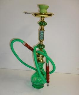 Shisha Pipe 1 Hose Glass and Metal (Egyptian style) Medium Small