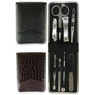 Manicure sets, for men, of tools for hand and nail care.