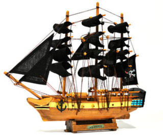 Scale Model Jack Sparrow Pirate Ship